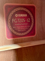 Yamaha FG720S-12 String Acoustic - Natural