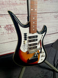 1967 Teisco Spectrum 4 in Extremely Rare Sunburst Finish!