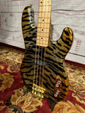 2024 Bell & Hern Custom "Elwood" Tiger Sparkle Tele Bass w/ Seymour Duncan Quarter Pounder w/ Hard-Shell Case