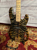 2024 Bell & Hern Custom "Elwood" Tiger Sparkle Tele Bass w/ Seymour Duncan Quarter Pounder w/ Hard-Shell Case