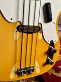 1971 Fender Oly White Telecaster Bass With Donald Duck Dunn "C" Style Profile Maple Neck One Owner W/O/H/S/C Neck