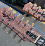 Bell & Hern Customs 6/12 Double Neck 2024 Champagne Super Nova Sparkle Seymour Duncan's  Kluson's