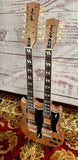 Bell & Hern Customs 6/12 Double Neck 2024 Champagne Super Nova Sparkle Seymour Duncan's  Kluson's