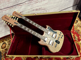 Bell & Hern Customs 6/12 Double Neck 2024 Champagne Super Nova Sparkle Seymour Duncan's  Kluson's