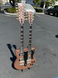 Bell & Hern Customs 6/12 Double Neck 2024 Champagne Super Nova Sparkle Seymour Duncan's  Kluson's