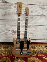 Bell & Hern Customs 6/12 Double Neck 2024 Champagne Super Nova Sparkle Seymour Duncan's  Kluson's