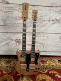 Bell & Hern Customs 6/12 Double Neck 2024 Champagne Super Nova Sparkle Seymour Duncan's  Kluson's