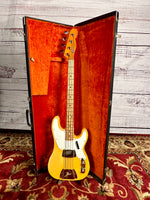 1971 Fender Oly White Telecaster Bass With Donald Duck Dunn "C" Style Profile Maple Neck One Owner W/O/H/S/C Neck