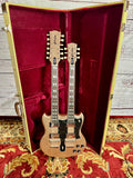 Bell & Hern Customs 6/12 Double Neck 2024 Champagne Super Nova Sparkle Seymour Duncan's  Kluson's